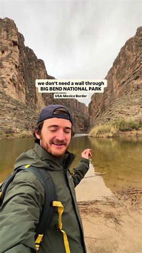One of America’s wildest national parks is about to receive a major blow to being wild and free. U.S. Customs and Border Protection is planning to construct a wall along Big Bend National Park’s southern border with Mexico by 2028. I filmed this in February 2023 during my last trip to Big Bend. This is Santa Elena Canyon, where the Rio Grande cuts through 1,000 foot canyon walls, naturally marking the U.S.–Mexico border. Seems better than any border wall anyone could dream up. Big Bend doesn’t n