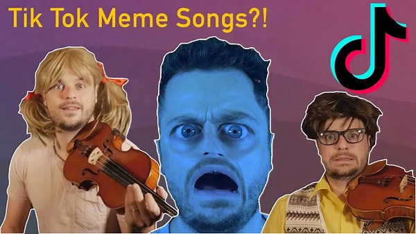 tik tok meme song evolution on violin