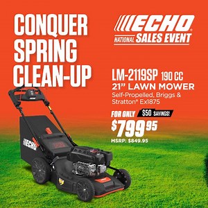 40 reactions · 3 comments |  Spring Projects? CRUSH Them!  ECHO's National Sales Event is your secret weapon.  Unbeatable deals, unmatched performance. Get equipped before July 31, 2025! ️ | ECHO Power Equipment (Canada) | Facebook