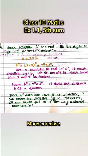 Class 10 Maths Chapter 1 Real Numbers | Ex 1.1 Q5 Solved | Free PDF Notes | CBSE 2025