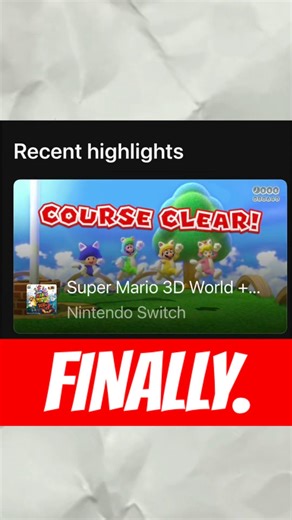 Super Mario 3D World is FINALLY on Nintendo Music 🔔