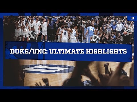 Duke/UNC: Ultimate Highlights