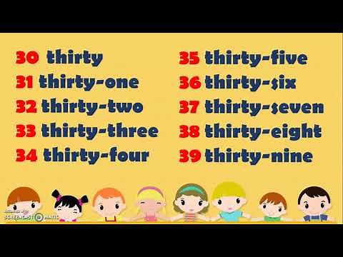 Grade 1-Reading and Writing Numbers from 0 to 100