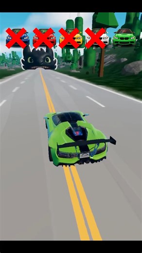 Cars Vs Toothless ✅❌ challenge