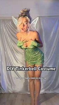 DIY Tinkerbell costume from THRIFT STORE!