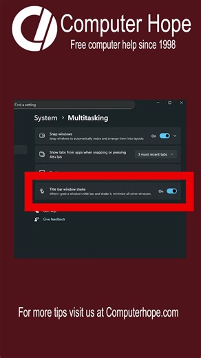 😲💻 Shake Your Window to Hide Everything Else! #WindowsTips #AeroShake #TechHacks #Windows #PCTips