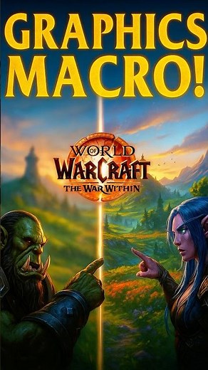 CRAZY GRAPHICS IN WOW WITH THIS MACRO