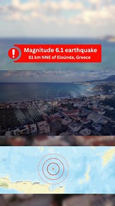 ⚠️ STRONG EARTHQUAKE STRIKES AEGEAN SEA | MAY 22, 2025 ⚠️ A powerful magnitude 6.1 earthquake hit northeast of Crete early this morning, May 22. Shaking was felt across Crete, Santorini, the Dodecanese, and parts of western Turkey. This follows months of escalating seismic activity we have been tracking closely. This is part of a larger pattern. The region remains unstable. Aftershocks are expected and more seismic events are possible. Updates will follow as new details emerge. #GreeceEarthquake