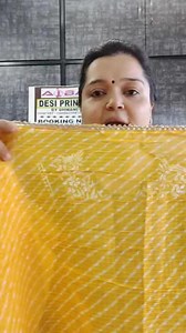 Hello lovely ladies'!.. This is my 5 min short video!!!! DESI PRINTZ by Dhwani from Kolkata brings to you a festive and beautiful collection of designer Chanderi Suit sets. We deal with unstitched handloom Suits and Sarees of very comfortable authentic handloom fabrics at a pocket friendly prices. Top-2.5mtrs Bottom -2.5mtrs Duppata -2.5mtrs BOOKING NUMBER- 8777696645 WHATSAPP LINK for placing orders 👇 https://wa.link/cfj7tj NO COD ❌ No Return/ Exchange ❌ Gpay ✅ Paytm✅ Account Transfer ✅ ‘FOR B