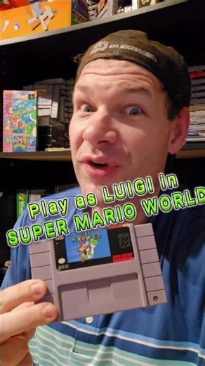 Play As LUIGI in SUPER MARIO WORLD?!