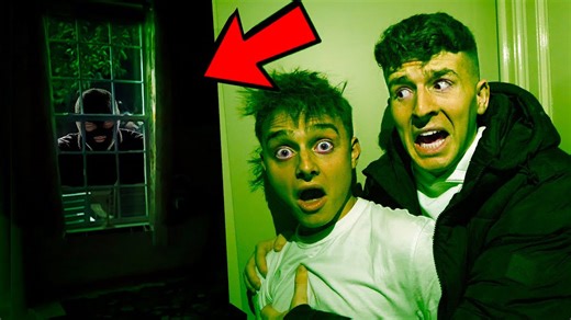 Intruder tries to steal a boyfriend in terrifying moment