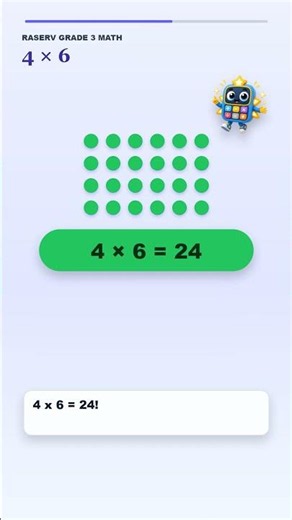3rd Grade Multiplication Practice: 4 × 6 | Solve Along! ✖️
