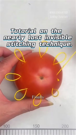 Tutorial on the nearly lost invisible stitching technique. #Wholeheartedapparel #Wholeheartedsewingtutorials #Wholeheartedsewing #Sewingtutorials #Sewinglife