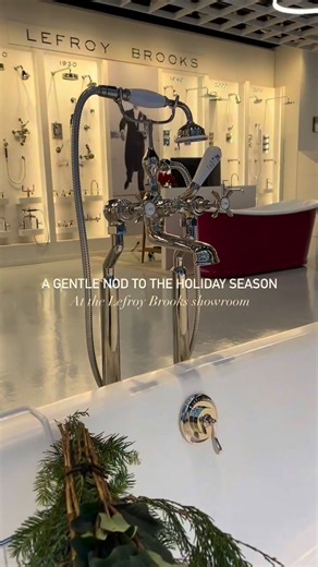 Seasonal accents bring warmth and color to the Lefroy Brooks showroom - an understated celebration of the season. ⁠ We invite you to visit the showroom and explore our collections in person. Tap the link below to book your appointment. https://docs.google.com/forms/d/e/1FAIpQLSckYFeHWEcNA24rOfwARFURhYJeVKxgw8_rwE30GrHAEOufRA/viewform | Lefroy Brooks USA