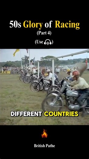 50s Glory of Racing! (Part 4) 😮🔊🏍 #classic #shorts