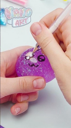 How to Make a Glitter Nano Tape Bubble | Viral DIY Squishy Craft for Kids with Nano Art!