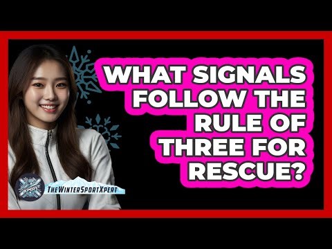 What Signals Follow the Rule of Three for Rescue?
