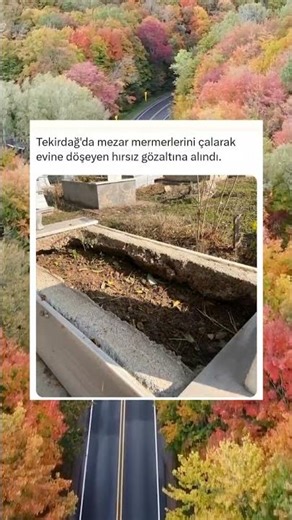 Mezar taşlarını çalıp evine döşedi! Tekirdağ’da akılalmaz olay 😳