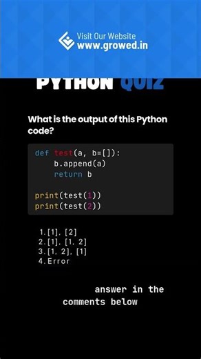 Python Quiz: 🤯 Only 3% Can Pass. Are you one of them? #quiz #iqtest #quiztime #code #codingtips