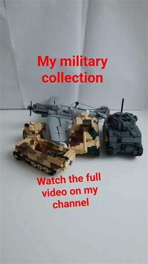 My Lego military vehicles collection #lego #legomilitary #ww2 #theminibrick