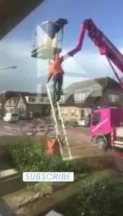 9.3K views · 87 reactions | Unsafe act Always use appropriate equipments while working at height. if any machine got failed during Height work you have to follow secondary rescue plan. No need to hurry follow adequate control measures for rescue. #safety #video #safetyvideo #unsafeact #safetyfirst #safetytoolbox.in #keyurehs #hsebrothers | HSE Brothers | Facebook