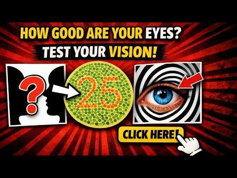 How Good Are Your Eyes? Test Your Vision with These Optical Illusions
