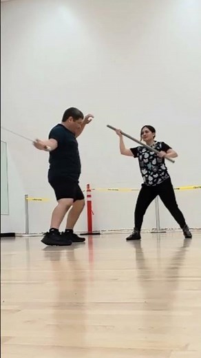 Fun with Hawaiian Lua and Wushu Broadsword 💪 #fallintoshorts