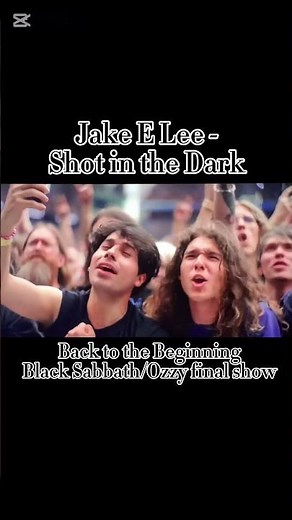 Jake E Lee playing ”Shot in the Dark” at Back to the Beginning Black Sabbath/Ozzy final show