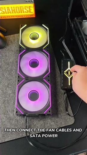 Asiahorse ASH S1 Remote Easy RGB Fan Control in Seconds