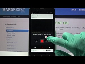 How to Record Sounds in CAT S61?