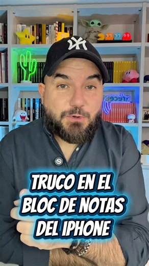 Truco en el bloc de notas del iPhone