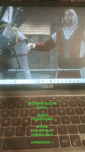 Let's play: The Witcher 3: Wild Hunt PL. Verde Presents. Temple Island. Episode #215.