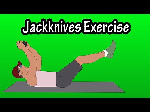 How To Perform Do Jack Knives Core Exercise With A Dumbbell