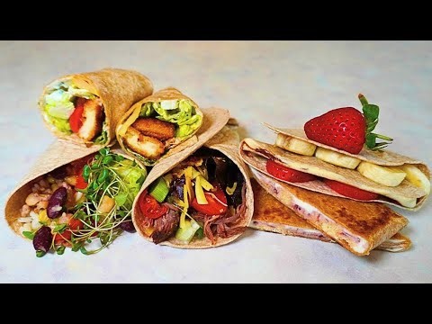 5 geniale Wrap Rezepte, die du nicht verpassen darfst!