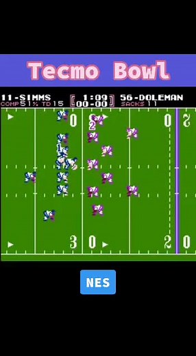 Tecmo Bowl NES Gameplay | Retro Gaming Nostalgia