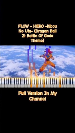 FLOW - HERO -Kibou No Uta- (Dragon Ball Z: Battle Of Gods Theme) #dragonballsuper #shorts #anime