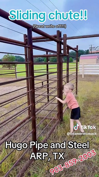 Sliding Gate Chute for Pickup or Delivery in Arp, TX