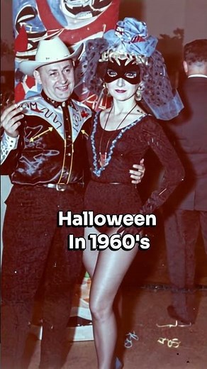 Halloween Celebration in 1960's 60's Halloween Costumes