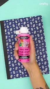 A little paint instantly makes this a cool book. | Crafty