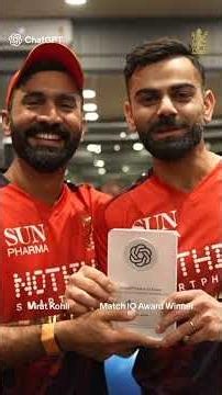 RCB vs SRH: ChatGPT Match IQ Award winner Virat Kohli | IPL 2026