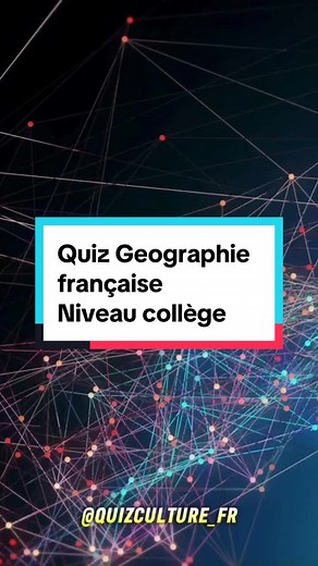 Quiz Culture Générale Niveau collège. Es-tu incollable en culture générale ? Quel est ton niveau de connaissances ? Teste tes compétences dans divers domaines: géographie, histoire, maths, sciences, sport, le arts et bien plus encore! Compare ton score avec tes amis pour voir si tu es dans la moyenne. Relève le défi et abonne-toi pour encore plus de quiz ! 🌍📚 #quiz #culturegenerale #cultureg #collège #college #connaissance #quizfrancais #question #reponse #apprendresurtiktok #france #francais 