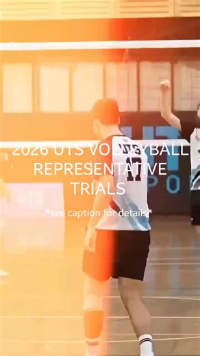 🏐 2026 UTS VOLLEYBALL REPRESENTATIVE TRIALS ARE NOW OPEN 🏐 👉 Register here: https://www.revolutionise.com.au/utsvolleyball/get-involved/2026-trials Make sure you register above to be able to attend the trials. Premier trials are by INVITE ONLY. Players must complete the EOI form below to be considered for these trials. You will then need to wait for an invitation via email to attend. 👉 https://docs.google.com/forms/d/e/1FAIpQLSdGqKuF1aLsQVu0JZnuKsvTAvdOpf_h0_W-sxGfCSg5KmIPxA/viewform?fbclid=