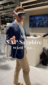 POV: You're a Solution Advisor for SAP Business Technology Platform at SAP Sapphire. 🙌 📸 by Nico, @el.wysso | Life at SAP
