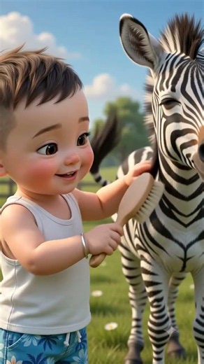 Sun Baby’s New Friend Is Marty the Zebra! 🦓✨ | Learn English for Kids