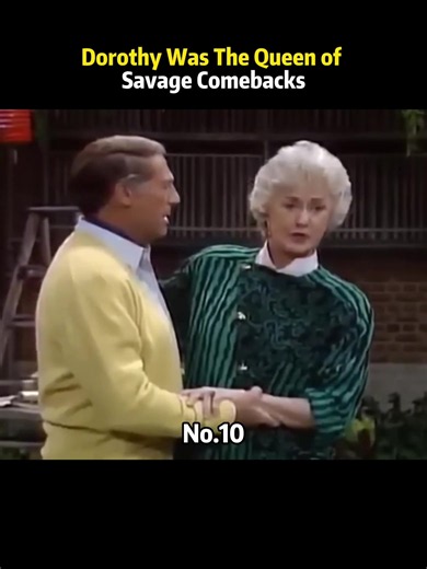 Dorothy had the sharpest comebacks and absolutely ZERO patience! 😂💀 Every time she opened her mouth, someone was getting roasted. The Golden Girls would never be the same without her! 💛📺 Which Dorothy moment is your favorite? 😂👇 #TheGoldenGirls #DorothyZbornak #ClassicTV #FunnyMoments #90sComedy