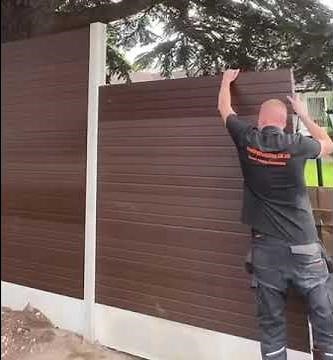 How To Easily Install Composite Fence Panels