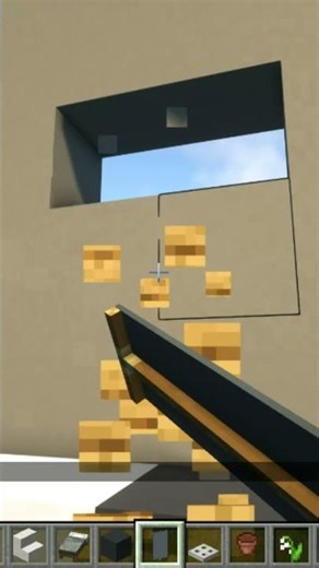 Большая двуспальная кровать в Minecraft