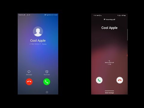 Samsung Galaxy A72 vs Huawei Y6 screen calls recordings / Incoming calls