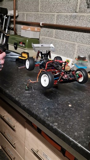 TT02B Tamiya Neo Scorcher Highly Modified first test.