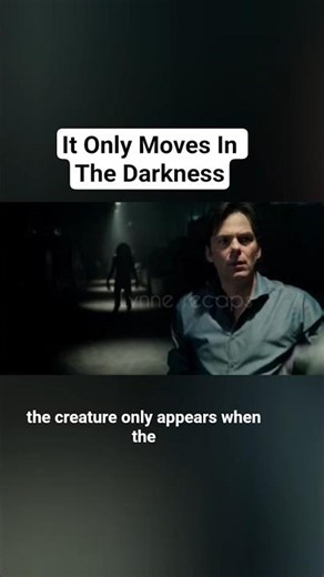 The creature only appears in Darkness |lights out(2016) #movierecap #lightsout #shorts